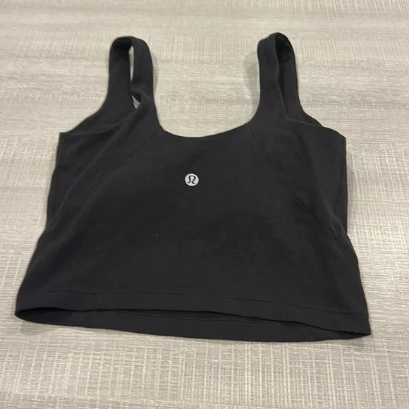 Lululemon cropped align tanks. Size 2. Perfect condition - Picture 2 of 3